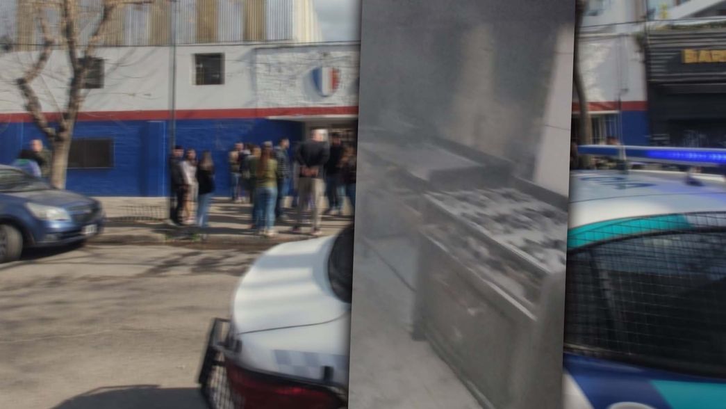 Video: así quedó la cocina del Club Platense después del incendio en la freidora