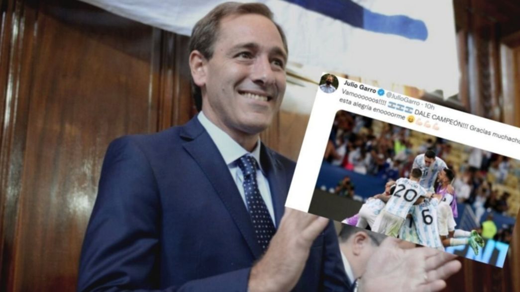 El eufórico mensaje de Julio Garro tras la victoria de Argentina: ¡Gracias muchachos!
