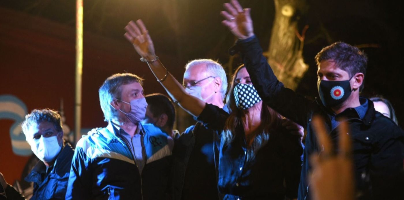 Victoria Tolosa Paz Máximo Kirchner Daniel Gollan Axel Kicillof Casa de Axel