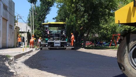 Obras de pavimentación La Plata 121 entre 62 y 64