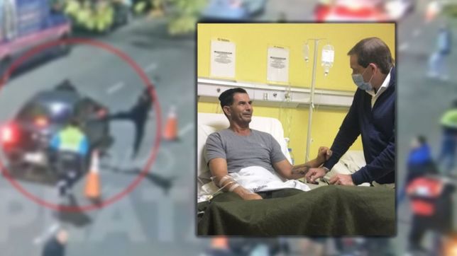 garro visito al agente municipal atropellado en un operativo y avanza la causa