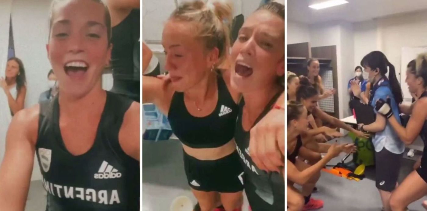 VIDEO: La efusiva celebración en el vestuario de Las Leonas: “Se  descontroló”