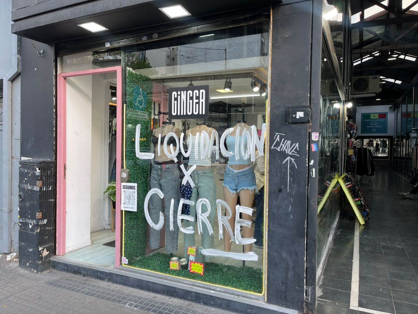 Entre los cierres comerciales recientes de La Plata se encuentra Ginger Store, que liquidará todas sus prendas antes de bajar las persianas