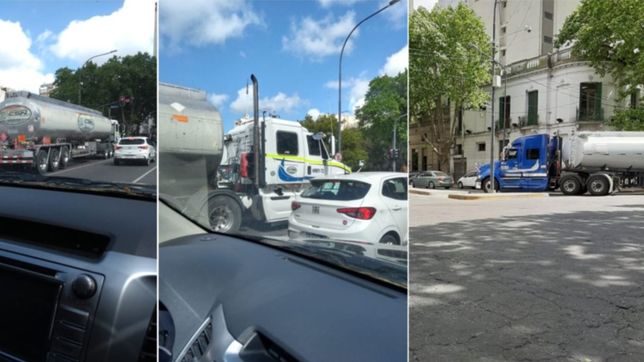 crece el misterio por los camiones extranjeros en la plata y aparecieron nuevos de chile