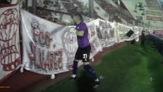 video: andujar exploto por un insulto y se fue a las pinas con hinchas de huracan