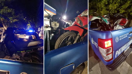 caravana de motos secuestro