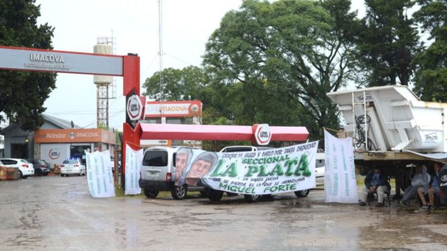 bloquean corralones de la plata y las obras en construccion podrian quedar paralizadas