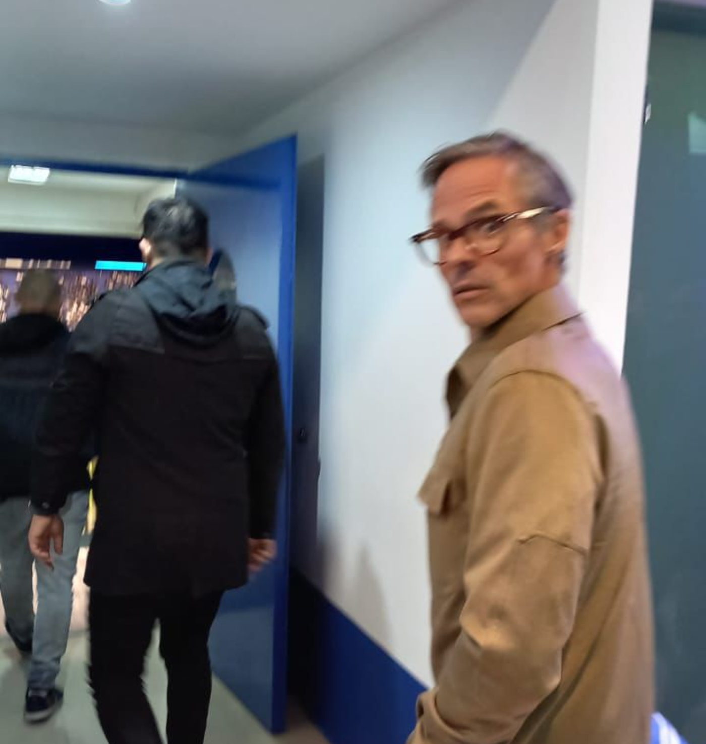 Foster Gillet presente en Estudiantes vs. Vélez Foster Gillet presente en Estudiantes vs. Vélez