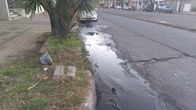 preocupacion y quejas contra absa por desechos cloacales en barrio norte