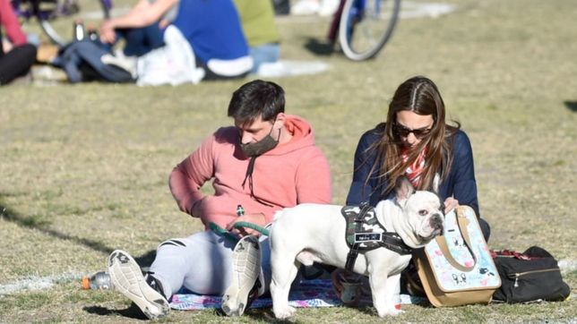 sabado de sol y 20 grados en la previa de un domingo con tormentas