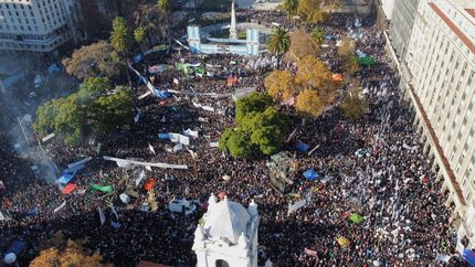 La multitud desconcentró Plaza de Mayo después del mensaje de Cristina Kirchner