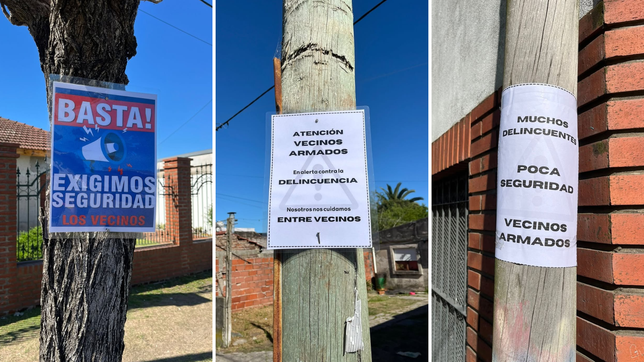 vecinos se arman contra la inseguridad en un barrio harto de los robos