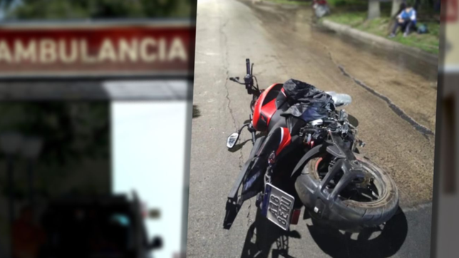 un grave accidente entre dos motos termino con dos personas internadas en la plata