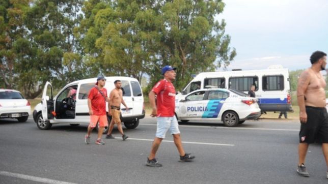 video: la batalla campal en la autopista por la que murio el hincha de independiente