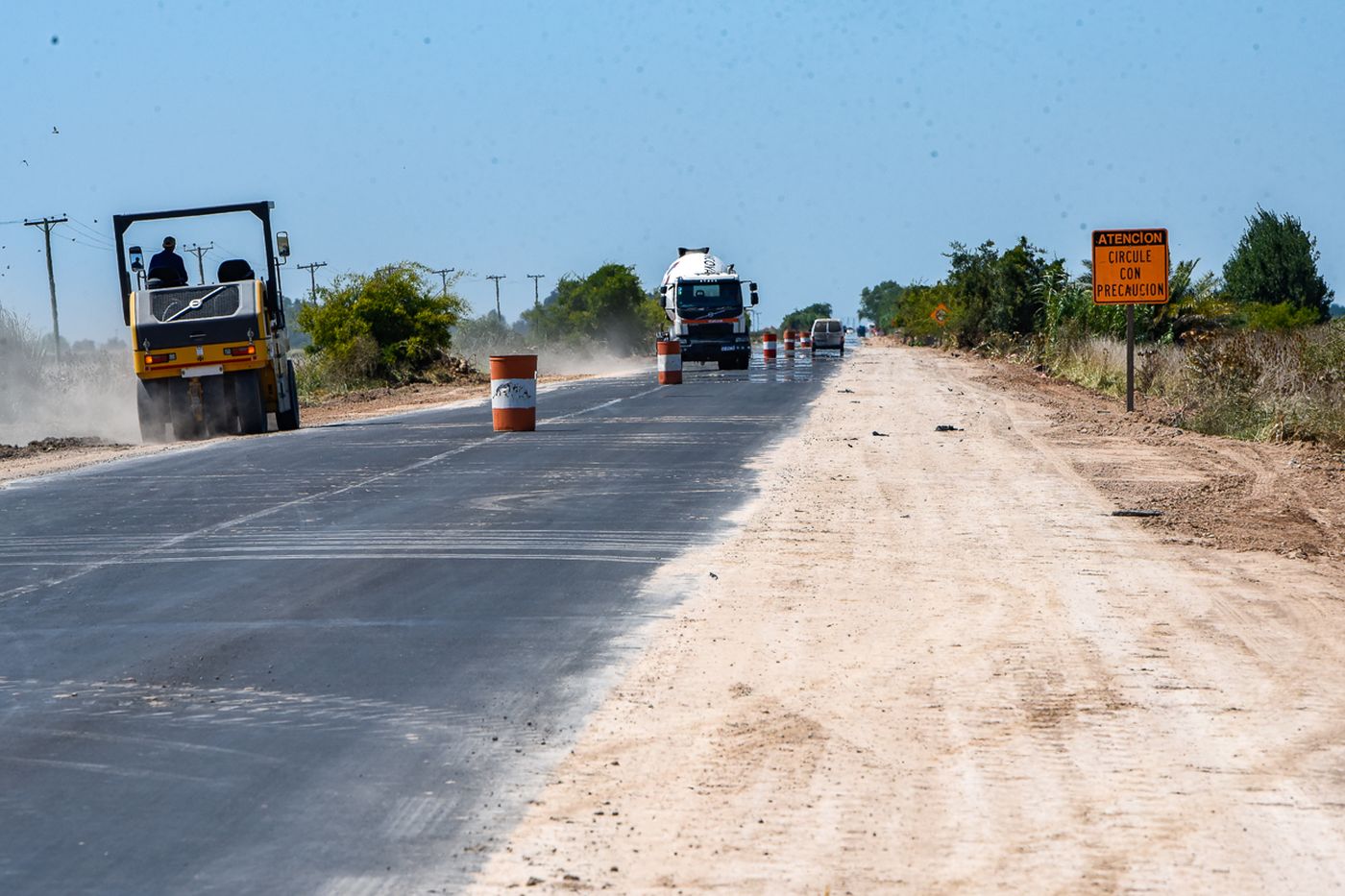El gobierno de la Provincia de Buenos Aires desarrolla obras en un tramo de la ruta 36, los 26 kilómetros que van desde Pipinas hasta la intersección con la ruta 11.