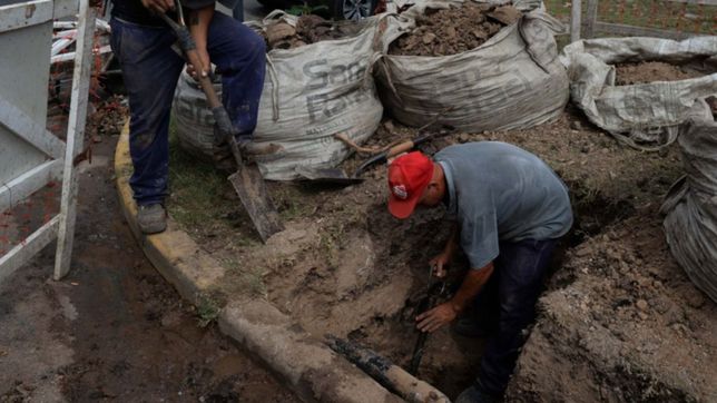 atacaron tres perforaciones de absa y habra baja presion en una amplia zona de la plata