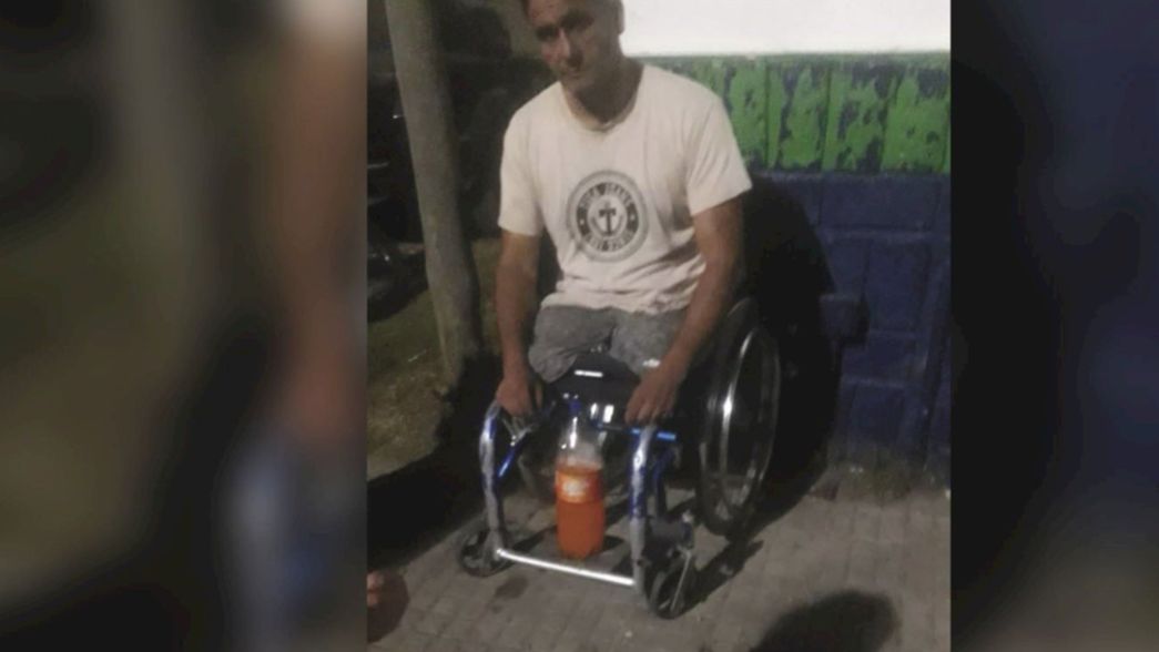 Salvaje disputa por un terreno: quisieron prender fuego a un hombre en silla de ruedas