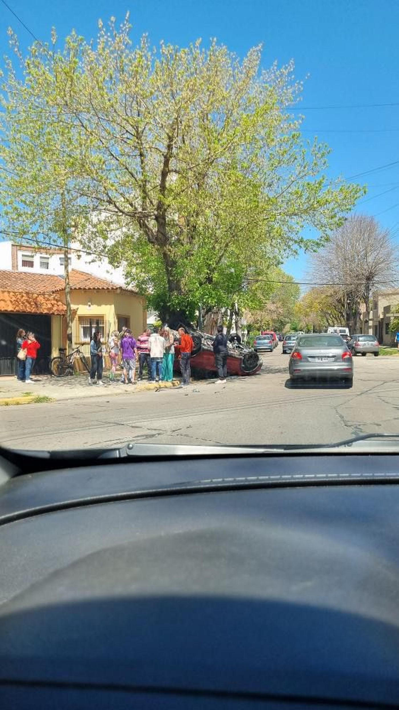 El choque de 20, 45 y diagonal 75 de La Plata El choque de 20, 45 y diagonal 75 de La Plata