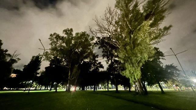 vecinos del parque san martin denuncian la falta de iluminacion