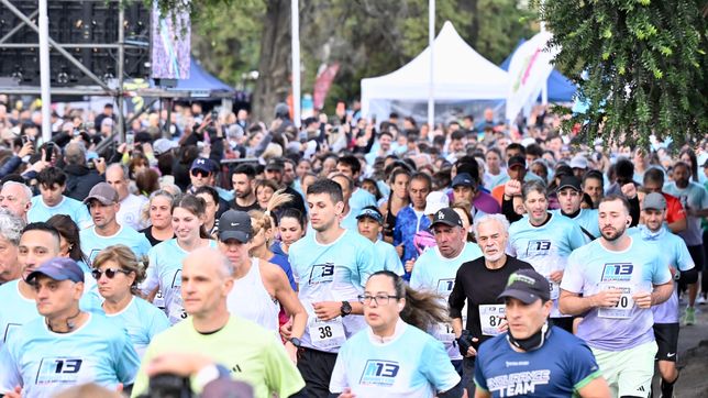 asi se vivio la maraton de la defensoria del pueblo en la plata, a beneficio del hospital de ninos