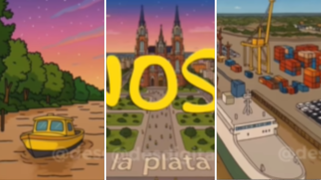 crean con ia una presentacion de los simpson en la que aparece la plata y es furor en las redes