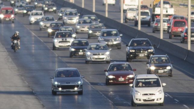 reduciran carriles en la autopista la plata-buenos por las obras en el paseo del bajo