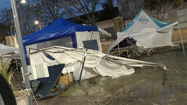 despues de los destrozos por la tormenta: ¿como sigue la actividad en meridiano v?