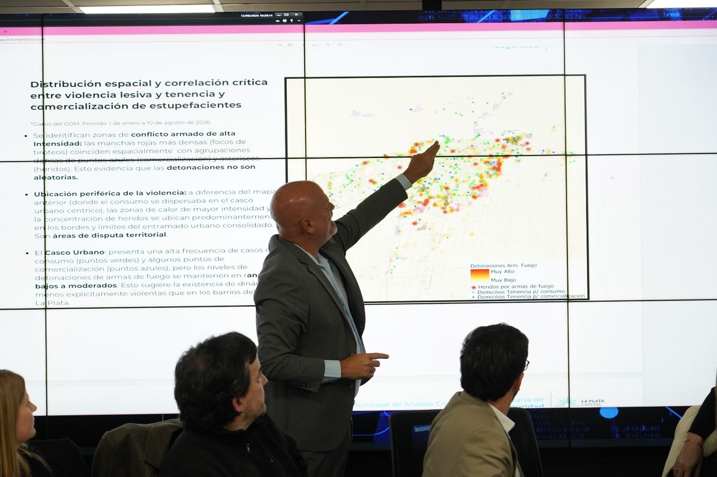 La agenda en La Plata contempla la integraci&oacute;n tecnol&oacute;gica y j&oacute;venes en conflictos legales