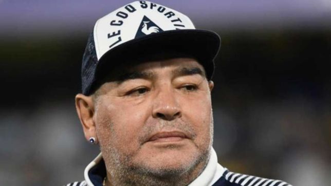 ¿con quien estaba diego en el momento de su muerte?