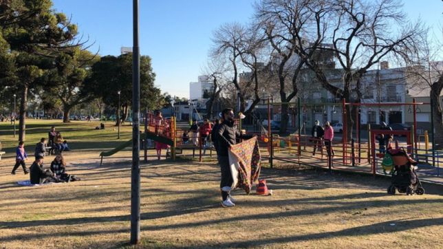 sol a pleno para despedir la vacaciones de invierno en la plata