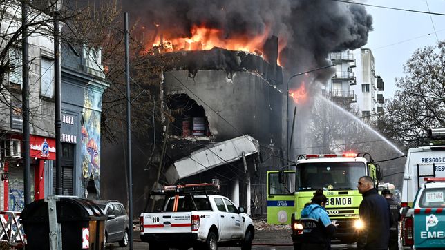 sigue la situacion de emergencia en el deposito y continua el riesgo de derrumbe