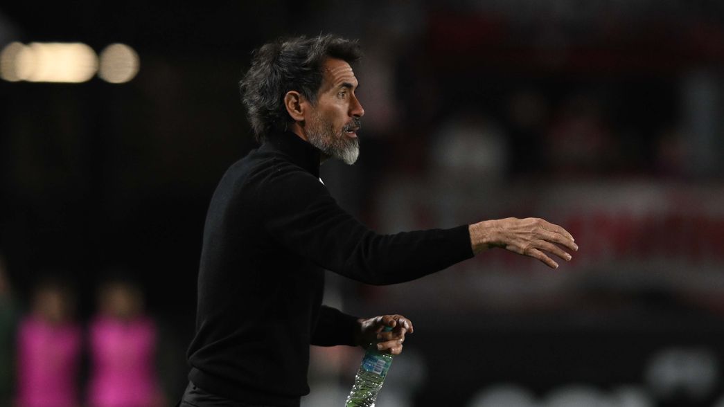 Domínguez usó la histórica frase de Estudiantes y mostró confianza en la vuelta ante Flamengo