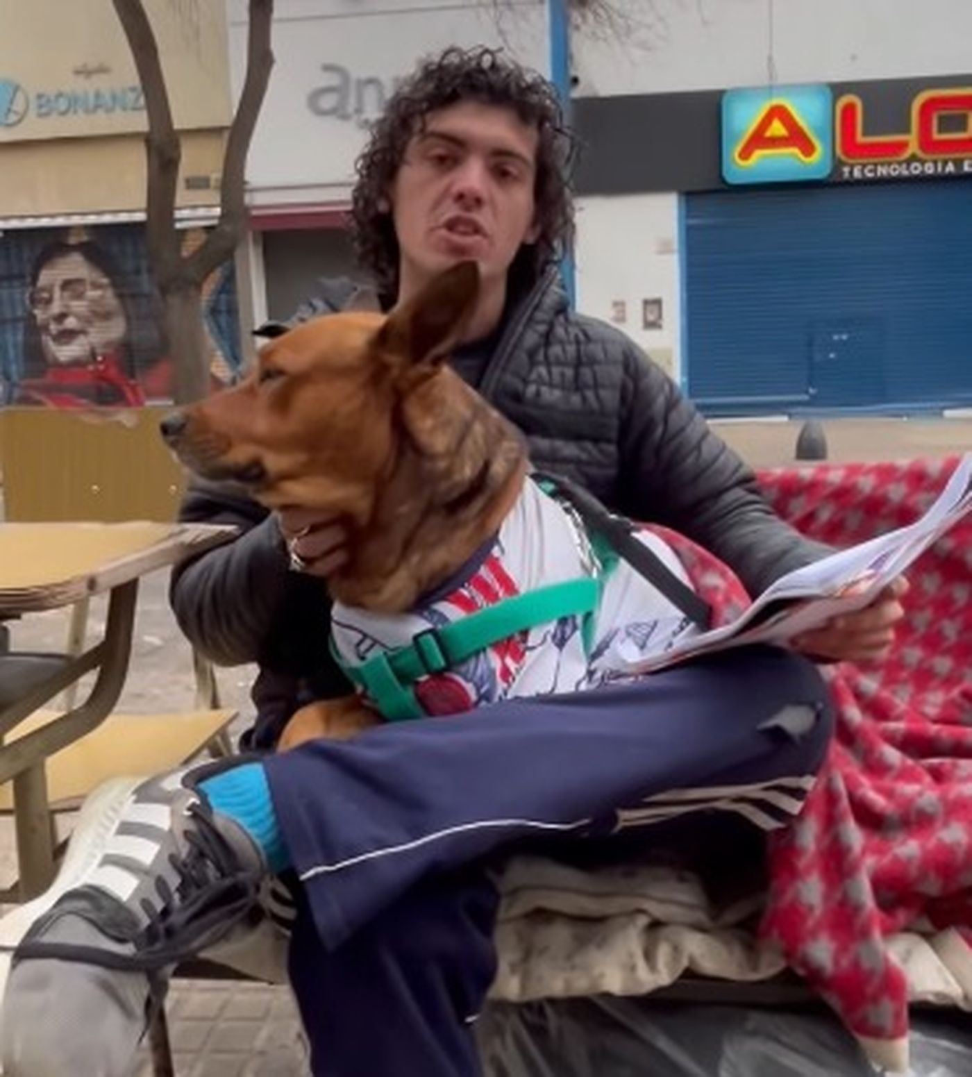 Joaquín vivía en calle 12 junto a su mascota