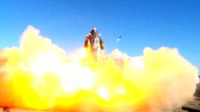 video: asi exploto el cohete de starship de elon musk