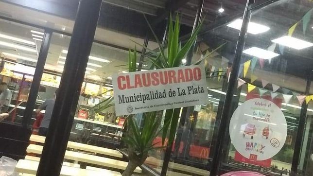 se detectaron serias irregularidades, dijo el municipio sobre el mcdonalds cerrado