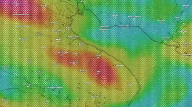 ¿a que hora se espera lo peor de las tormentas en la plata y hasta cuando seguira lloviendo?
