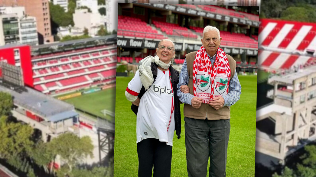 Abuelos virales: viajaron a ver a Estudiantes de Mar del Plata a Santiago del Estero y fueron invitados a UNO
