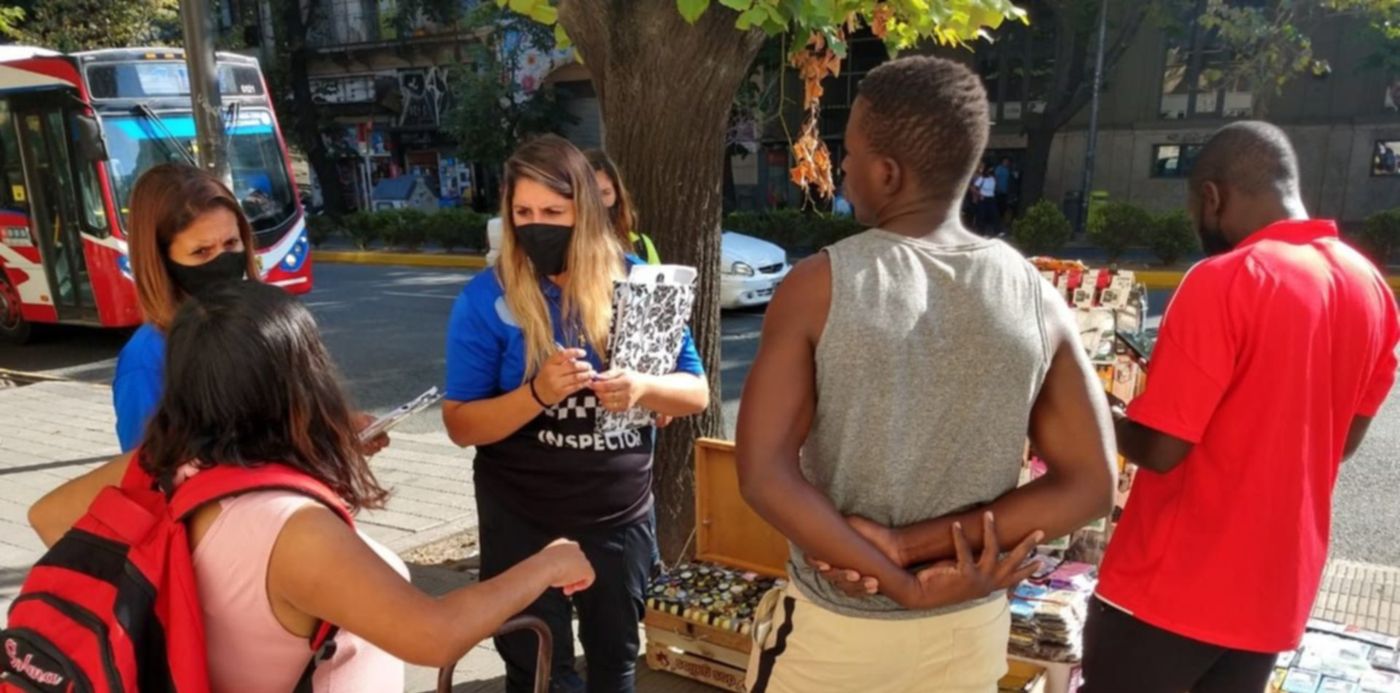 Manteros Vendedores ambulantes