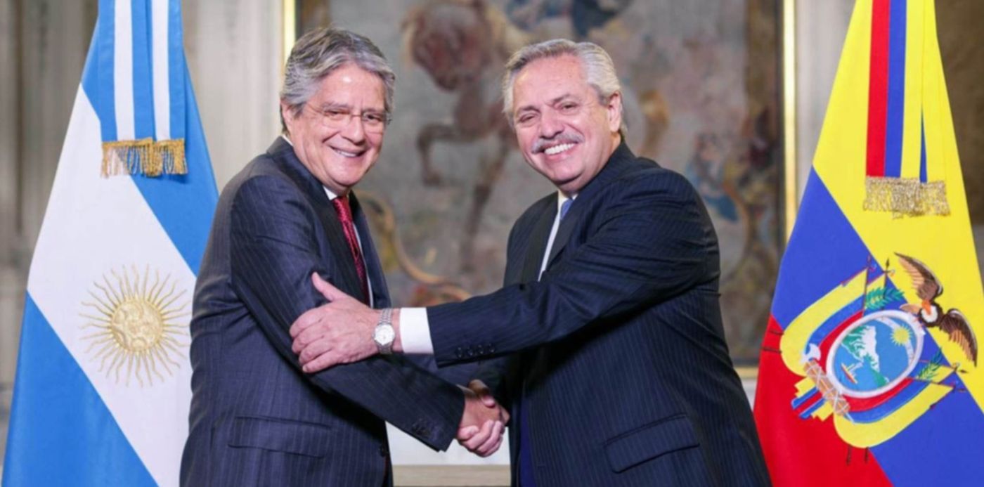 Guillermo Lasso y Alberto Fernández