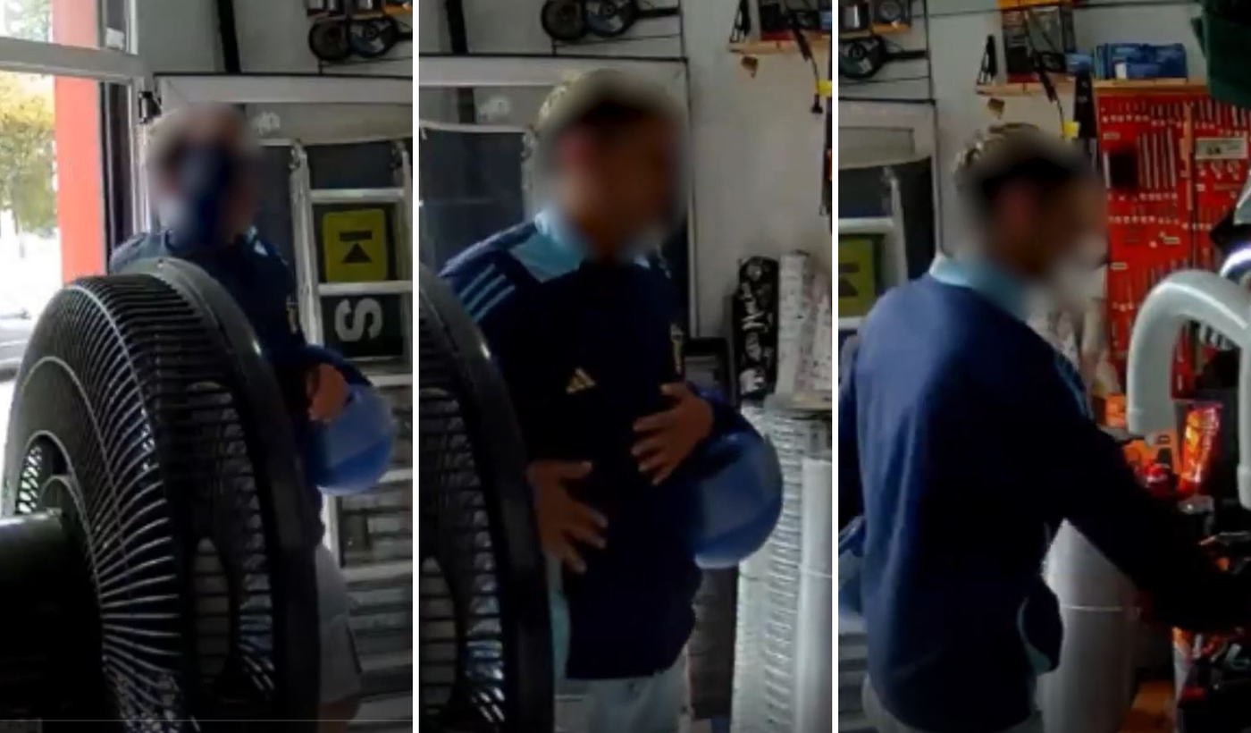 robo ferretería Los Hornos