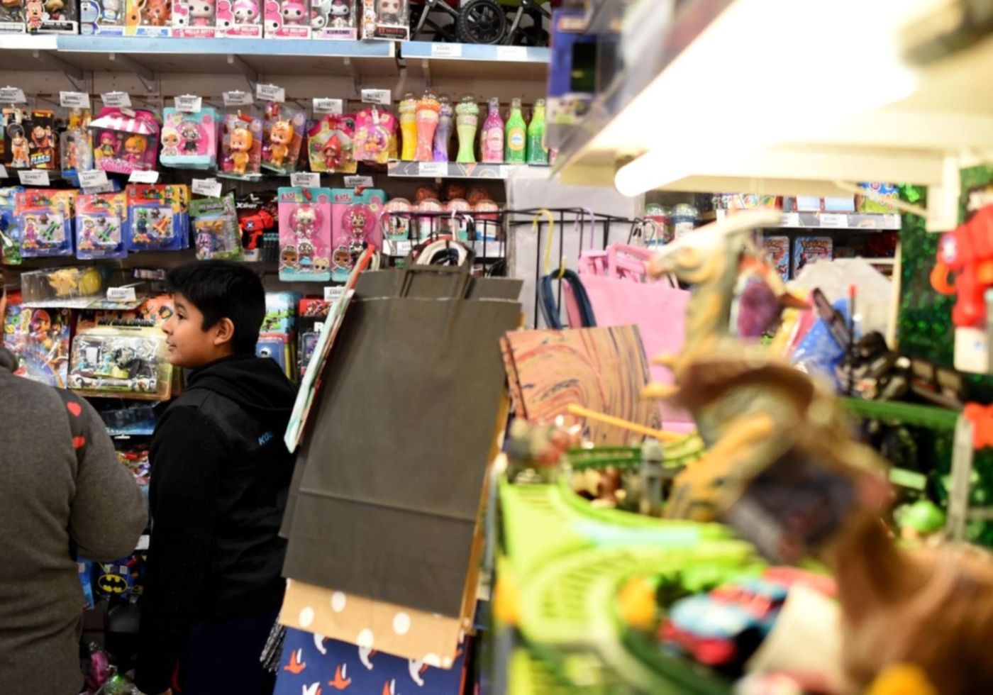Jugueterías en la previa del día del niño