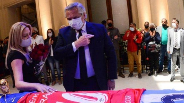 alberto fernandez, sobre el velatorio de maradona: ?me puse del lado de la familia?