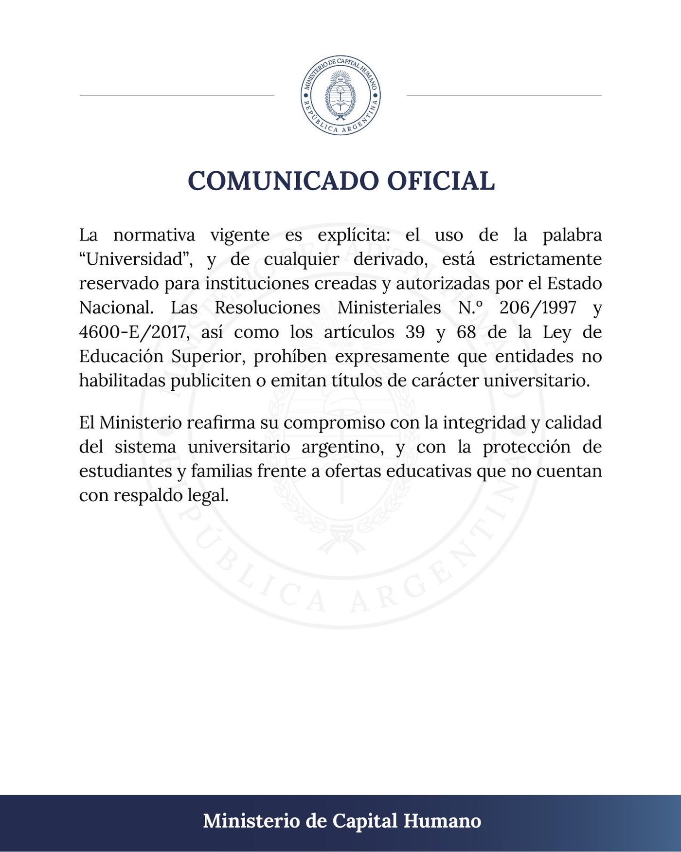 La AFA tendrá cinco días para hacer su descargo.