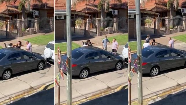 video: con insultos y amenazas dos conductores casi terminan a las pinas en la plata