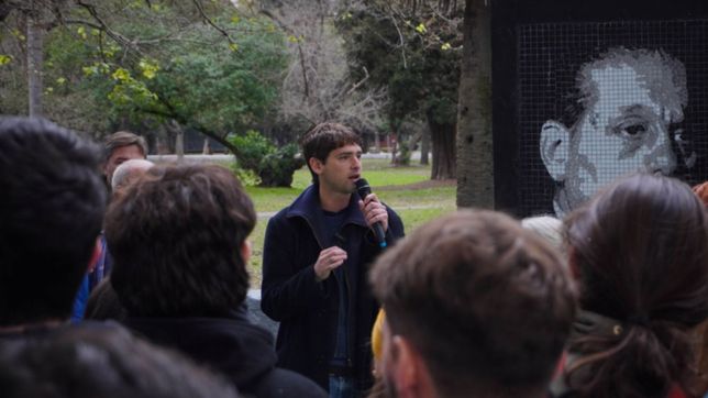 gaston castagneto encabezo uno de los homenajes a favaloro en el bosque