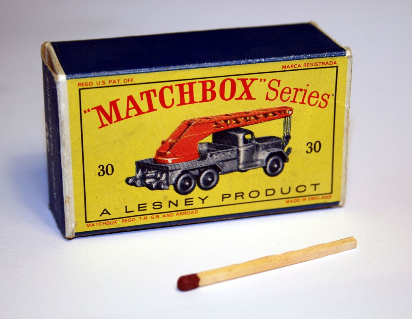 La caja original de Autitos Matchbox. 