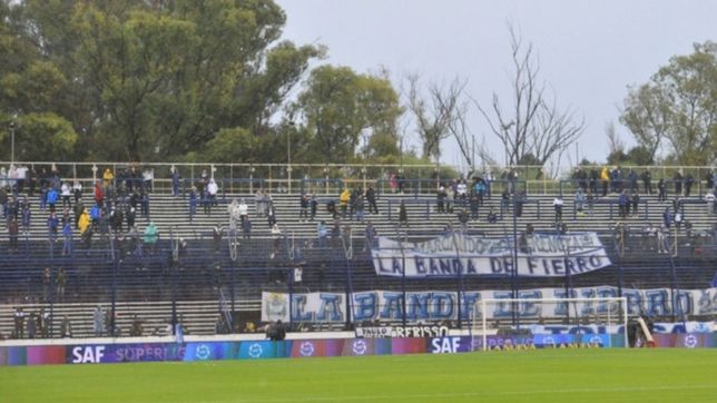 pasados por agua, se suspendio el amistoso de gimnasia contra huracan en estancia chica