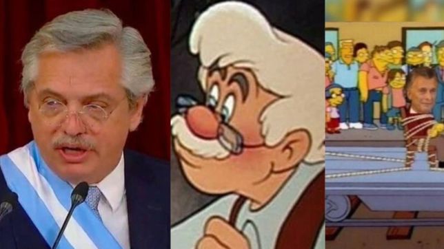 los memes de la asuncion de alberto fernandez como presidente y la despedida de macri