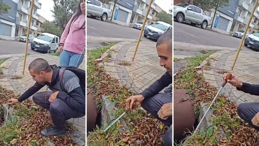 Arreglaron el pozo de La Plata en el que había caído un ciego