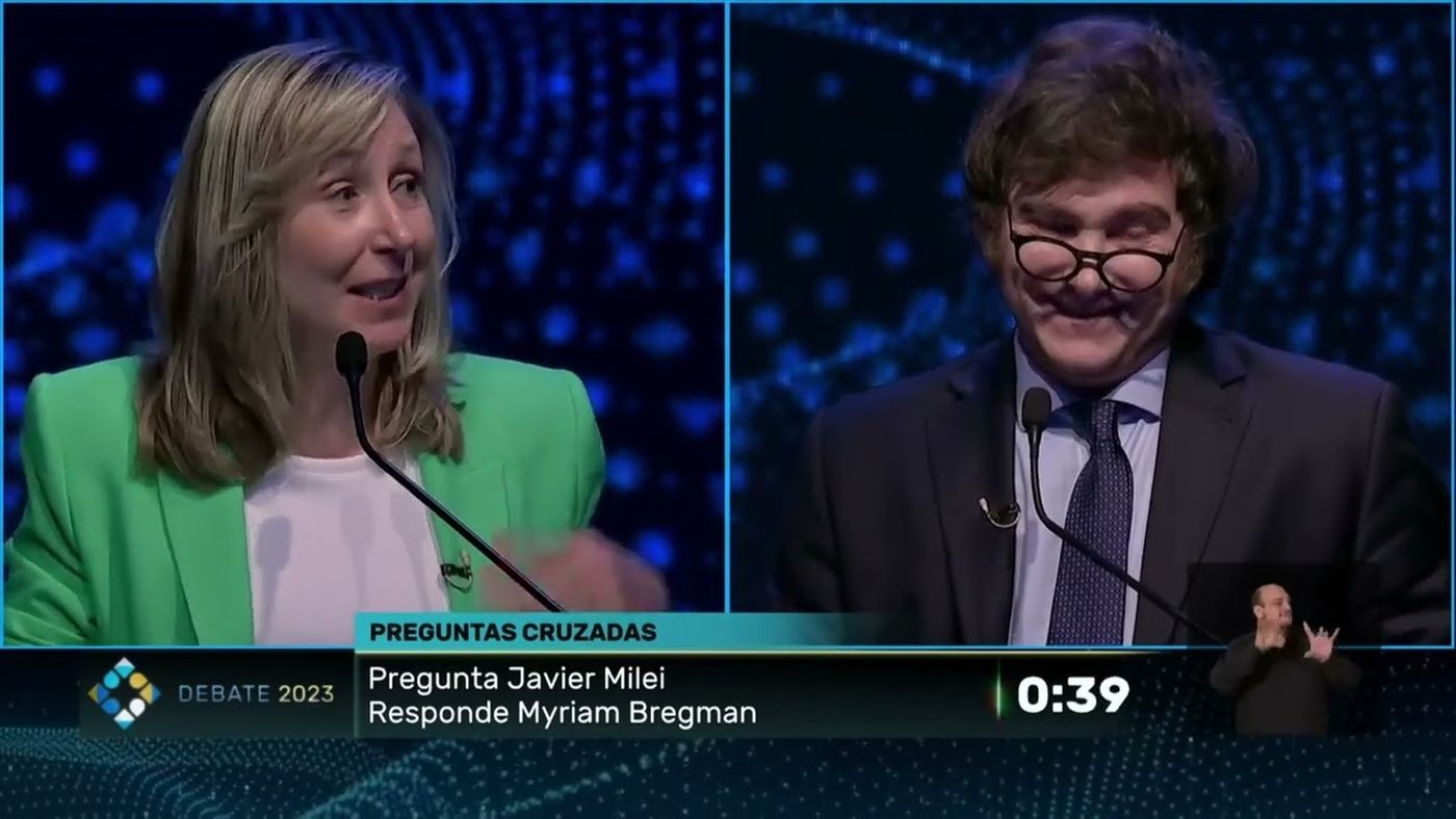 Luana Simioni destac&oacute; la labor de Myriam Bregman en el debate presidencial y sus preguntas a Javier Milei.